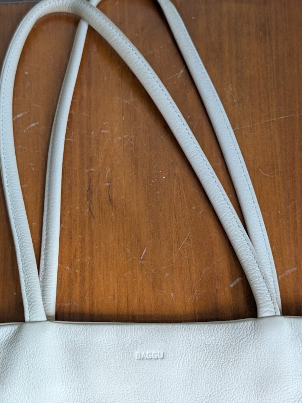 Baggu White Tote Shoulder Bag - Picture 5 of 12